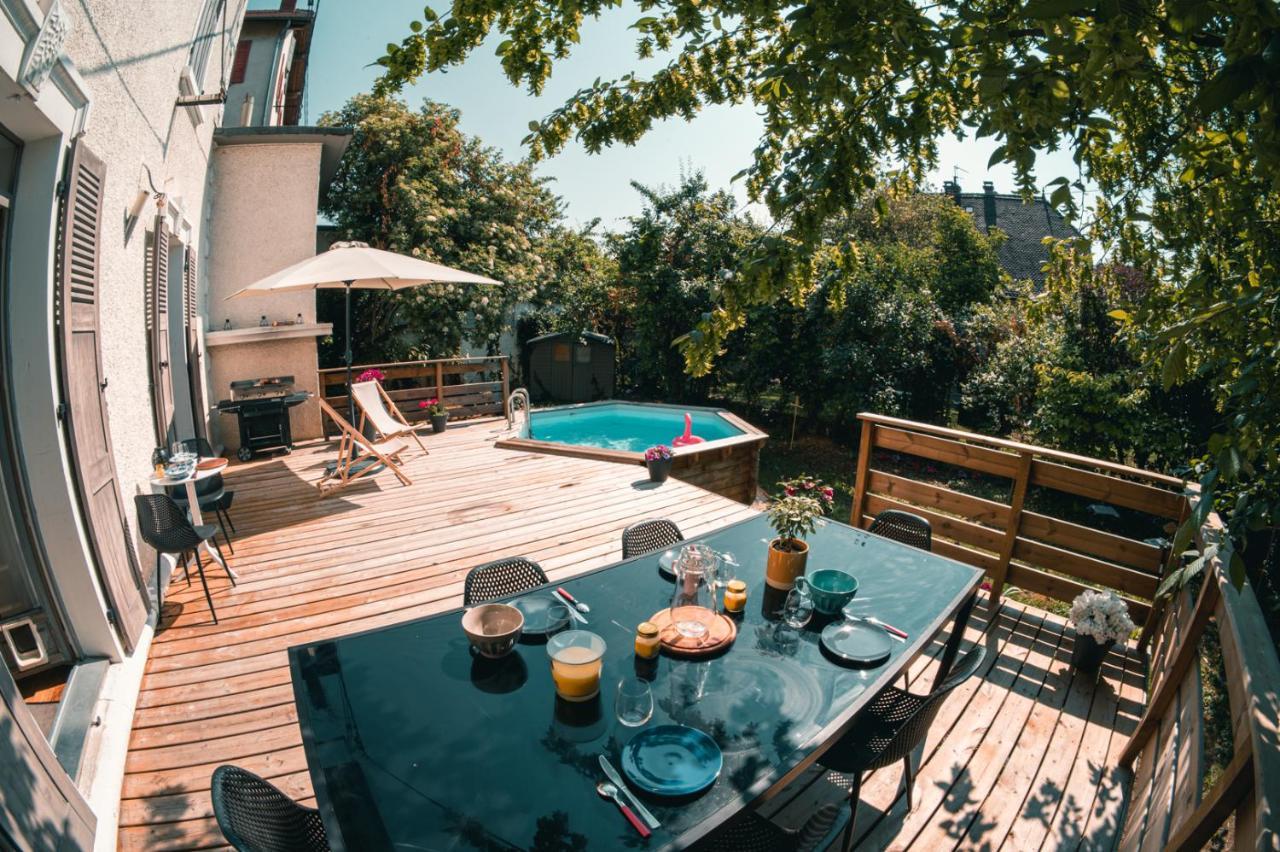 Le Serenite - T3 En Maison De Ville Avec Piscine Annecy Buitenkant foto