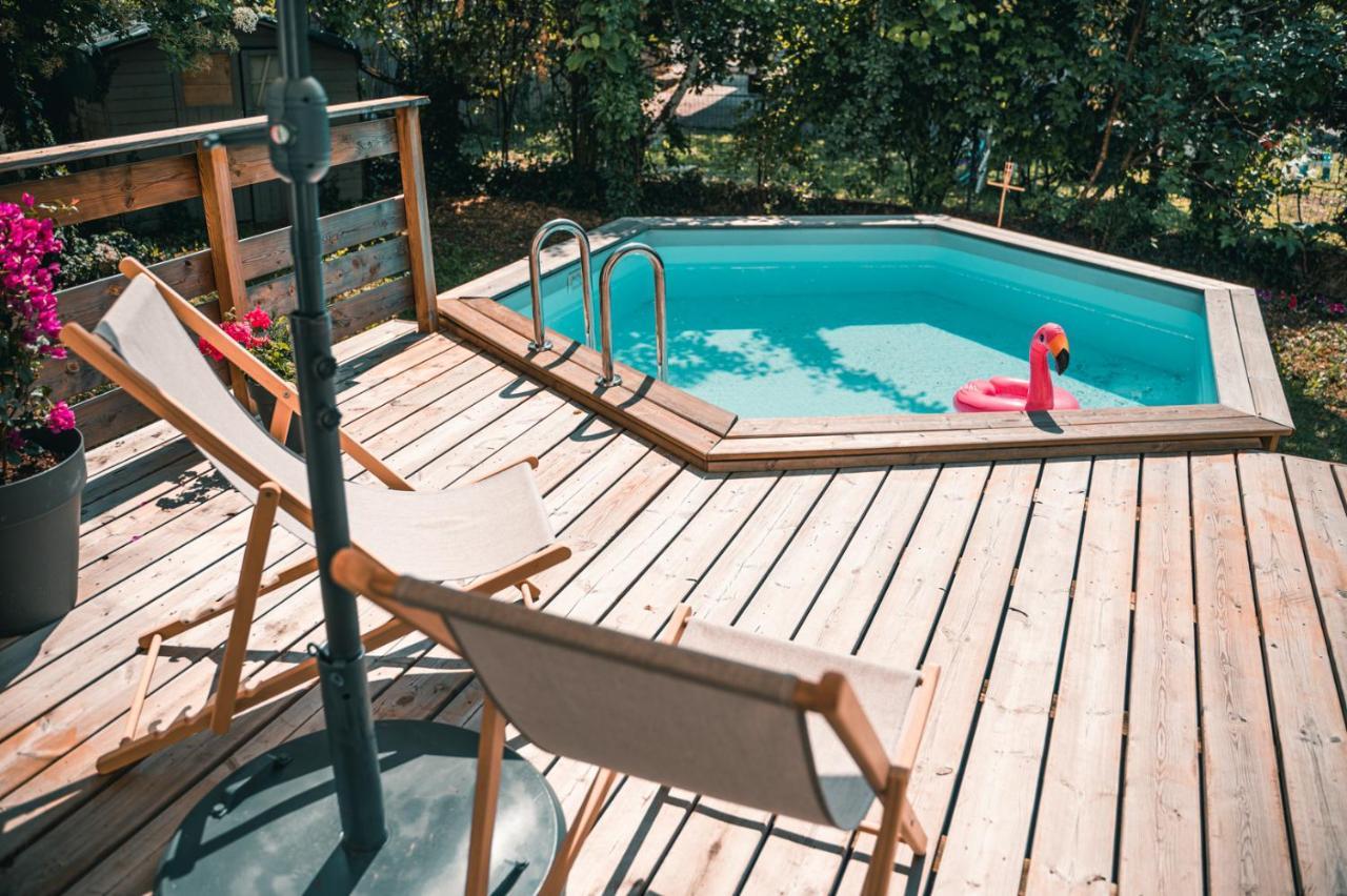 Le Serenite - T3 En Maison De Ville Avec Piscine Annecy Buitenkant foto